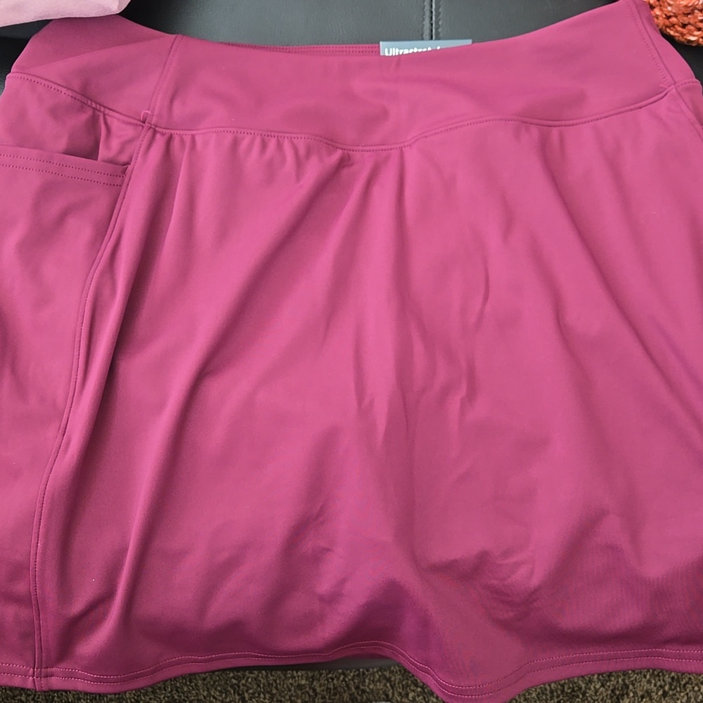 New With Tags Tek Gear Women's Dark Raspberry  Skort